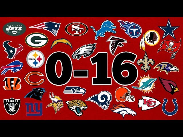What NFL Team Went 0-16?