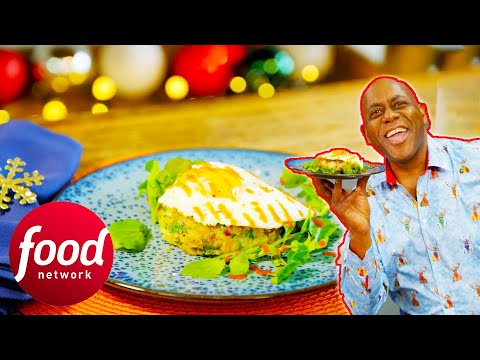 How To Make Festive Brunch Bubble Patties Using Holiday Leftovers | Ainsley's Food We Love
