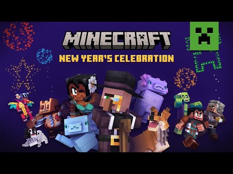 マインクラフトから新年のお祝い！