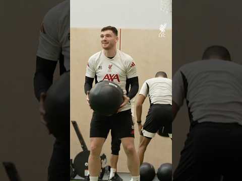 A normal day training with Andy Robertson