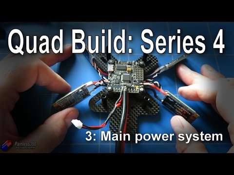 (3/6) Quad Build Series 4: Connecting the Betaflight F3 ESCs and Power to the frame - UCp1vASX-fg959vRc1xowqpw