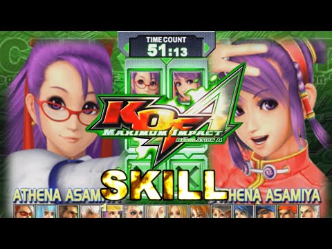 【麻宮アテナ】必殺技 超必殺技【KOFMI RegA】