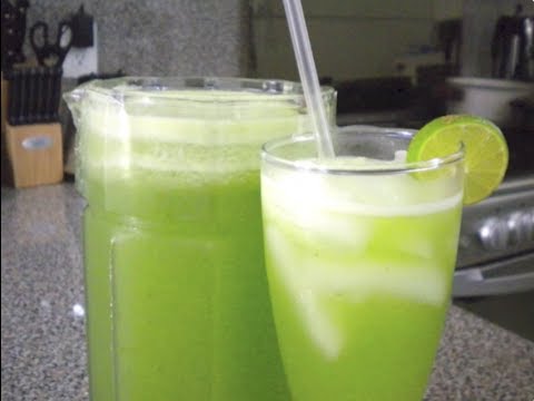 AGUA FRESCA DE PEPINO | Vicky Receta Facil - UCewhO42h_TIKZdntpI-v39g