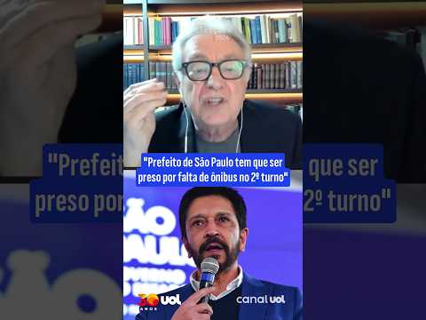 Falta <strong>de</strong> ônibus no 2º turno: Maierovitch defende prisão <strong>de</strong> prefeito <strong>de</strong> SP