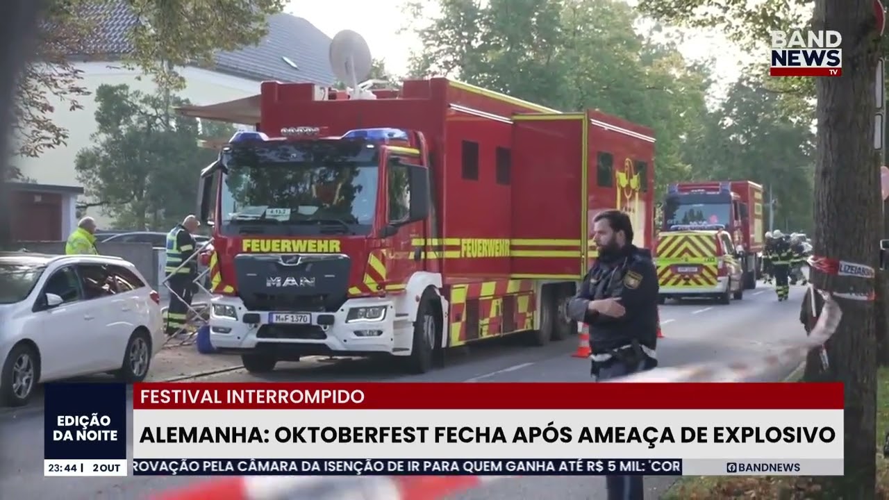 Alemanha: Oktoberfest fecha após ameaça de explosivo | BandNews TV