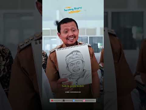 Siswi Sekolah Rakyat Sukses Bikin Bupati Terkesima: Lukis Wajah Gubernur Jawa Barat
