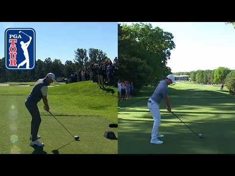 Dustin Johnson S Fade Vs Rory Mcilroy S Draw Videos De