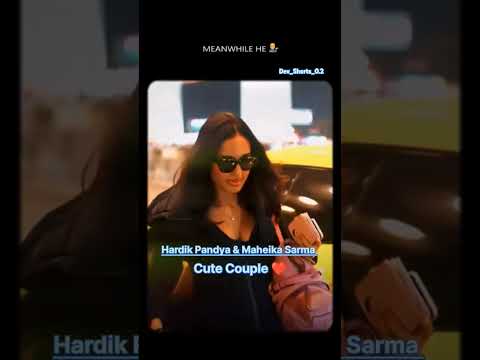 Hardik Pandya❤️New Gf ❤️‍🩹😇Maheika Sarma 💯👌😱🫀♥️💥#hardikpandya #cricket #india #bcci #pakistan #viral