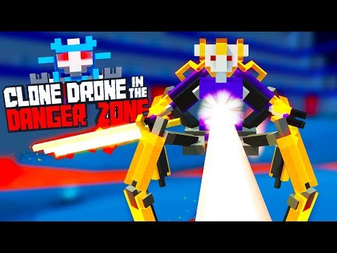 Defeating the Deadly Lazer Challenge In Clone Drone In The Danger Zone - UCK3eoeo-HGHH11Pevo1MzfQ