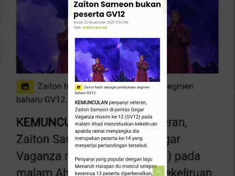 Info Selebriti.|Bukan Perserta Gv12.
