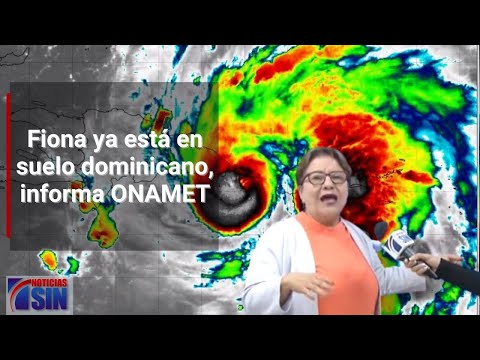 Fiona ya está en suelo dominicano; todas las provincias están en alerta roja y en amarilla