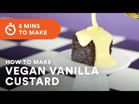 Thick Vegan Vanilla Custard Recipe | Bake Vegan Stuff with Sara Kidd