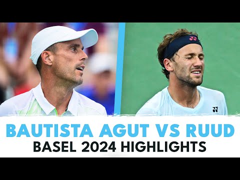 Bautista Agut Upsets Casper Ruud In Basel 💥 | Basel 2024 Highlights