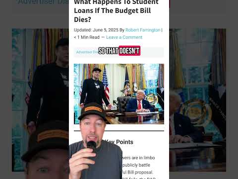 The College Investor | Trump v. Elon: Big Beautiful Bill Showdown and what it means for student loan borrowers