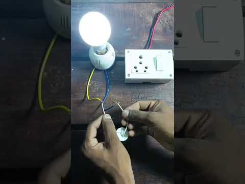 Electrician new trick experiment video || 💡⚡ #board #wiring #electrician #switch