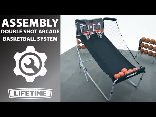 The Lifetime 90648 Double Shot Deluxe Basketball Arcade Game