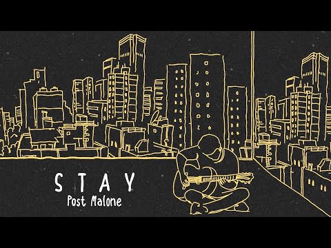 post malone - stay (lyric video)