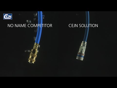Compressed air optimization - Brass couplings vs CEJN eSafe | CEJN