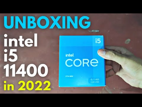 i5 11400 UNBOXING | Intel i5 processor in 2022 | i5 11400 Vs i5 11400F Difference | Intel i5 price