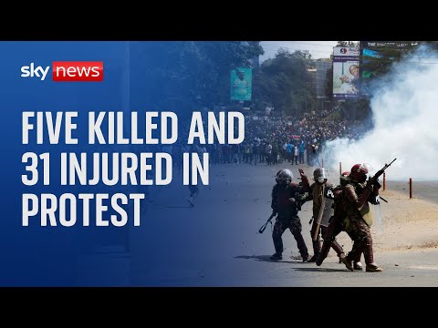 Kenya protesters shot dead and fires started in parliament after controversial tax bill passes