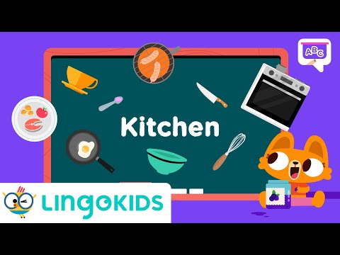 KITCHEN FOR KIDS 🍳🧑‍🍳 | Learn about KITCHEN VOCABULARY | Lingokids