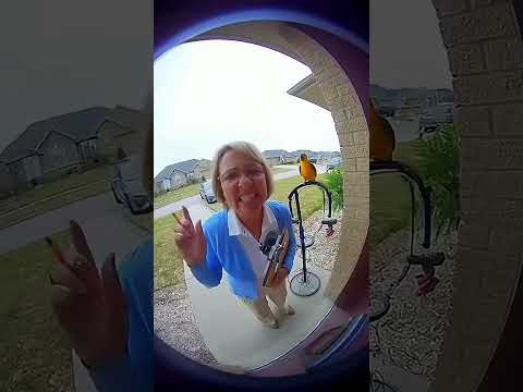 Talking Parrot Mocks HOA Manager! 🦜 #funny #doorbell
