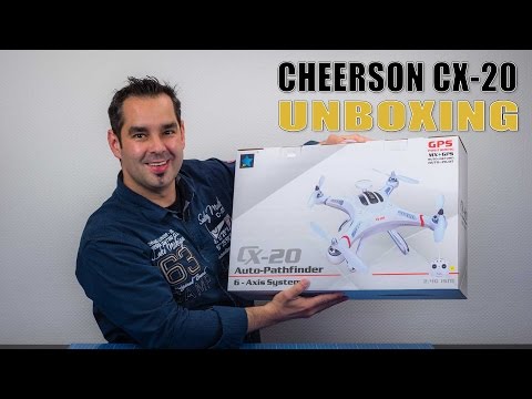 Cheerson CX-20 #01 - Unboxing - UCfV5mhM2jKIUGaz1HQqwx7A