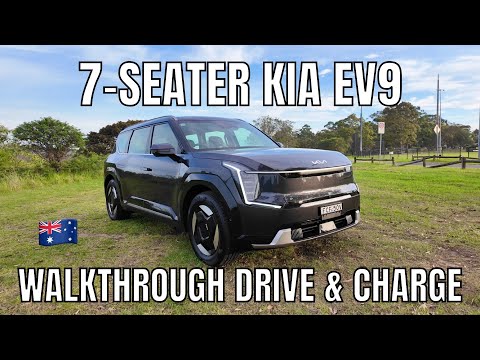 Seven Seater Kia EV9 Walkaround Range Efficiency Charging Australia