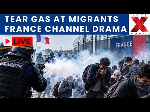 France <strong>Channel</strong> Crossing LIVE : French Police Fire Tear Gas At Migrants On <strong>Channel</strong> Crossing Beach