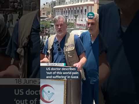 Dr. Mark Brunner says he’s witnessed ‘catastrophic’ amounts of suffering in Gaza #itvnews
