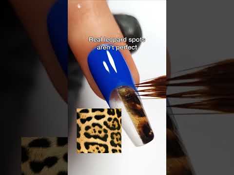 How to Make Leopard Nails Look Real 👀
