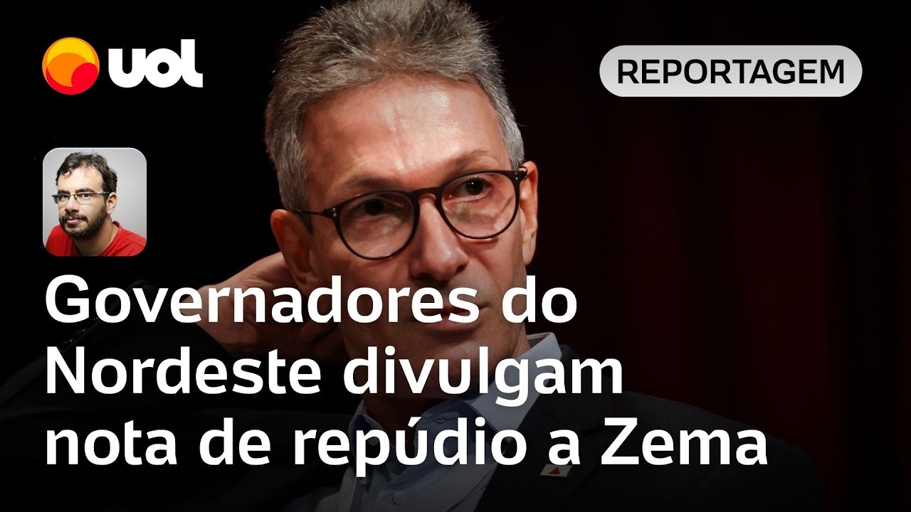 Governadores do Nordeste divulgam nota de repúdio a Zema e citam insulto a nordestinos | Madeiro