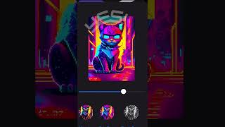 RETRO CAT IN CYBER CITY