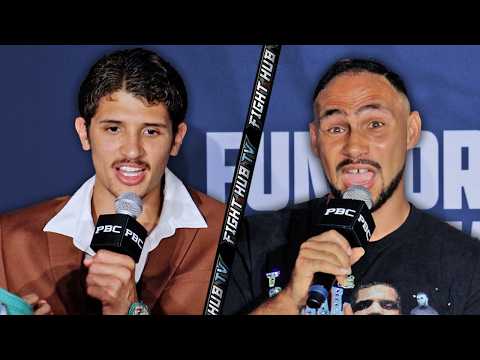 Sebastian Fundora vs Keith Thurman — Full Kick-off Press Conference & Face-Off Video