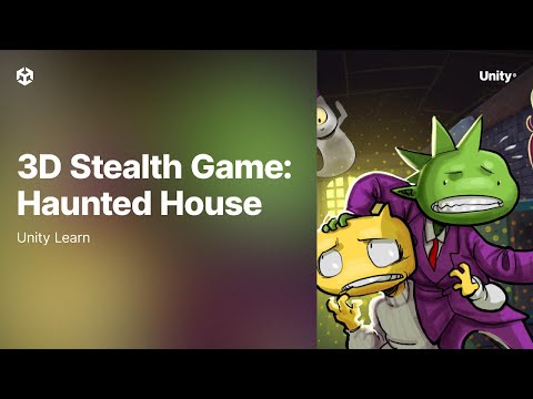 3D Stealth Game: Haunted House