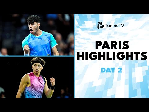 Alcaraz Faces Jarry; Shelton & Moutet Clash | Paris 2024 Day 2 Highlights