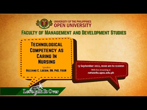 LTIO: Nursing Theories in the Philippine context, Technological Competency as Caring in Nursing