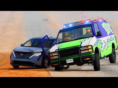 ROAD RAGE APOCALYPSE: Desert Chaos! (BeamNG Drive CRASH COMPILATION)