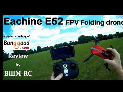 Eachine E52 review - WiFi FPV Folding Selfie Drone - UCLnkWbYHfdiwJEMBBIVFVtw