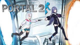 【Portal2】萌エトは2つのポータルを使いこなせるのか！？#06 【 萌実・エトラ / #萌エトの楽屋 】