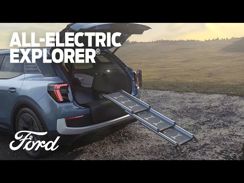 Der neue vollelektrische Explorer®  Haustier Zubehör | Ford Austria