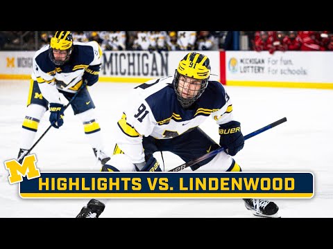 Lindenwood at Michigan | Highlights | Big Ten Hockey | Oct. 27, 2023