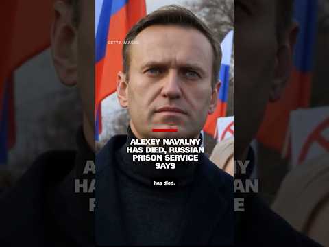 Alexey Navalny has died, Russian prison service says