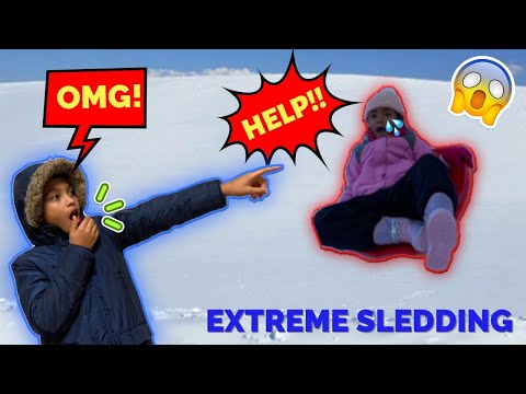 EXTREME SLEDDING DOWN A HUGE HILL!!! SUPER FUNNY *MUST WATCH* | Leavenworth, Wa | Vlogmas