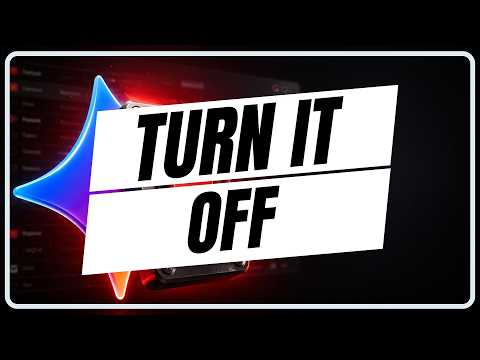 Turn OFF Google's AI: Disable Smart Features & Gemini in Gmail