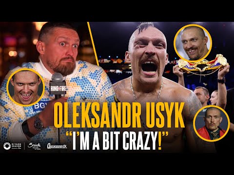 “i’m a bit crazy! ” oleksandr usyk seeks inspiration from tyson, holyfield & lewis for fury 😤