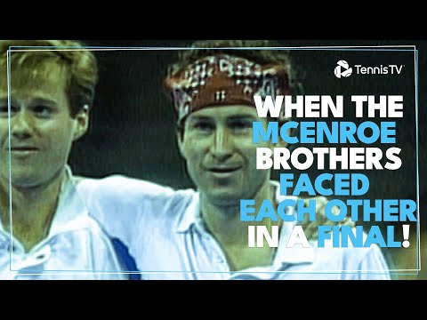 When The McEnroe Brothers Faced Each Other In The Chicago 1991 Final...