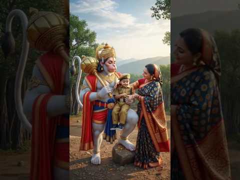 🙏🔥 Hanuman Ji Saves a Child from Falling Off the Building | Miraculous Rescue |