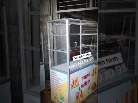 Video biến hình tủ bán sinh tố, nước ép