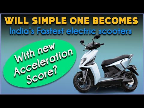 Quickest Electric Scooter of India | Simple One 0 to 40 kmph